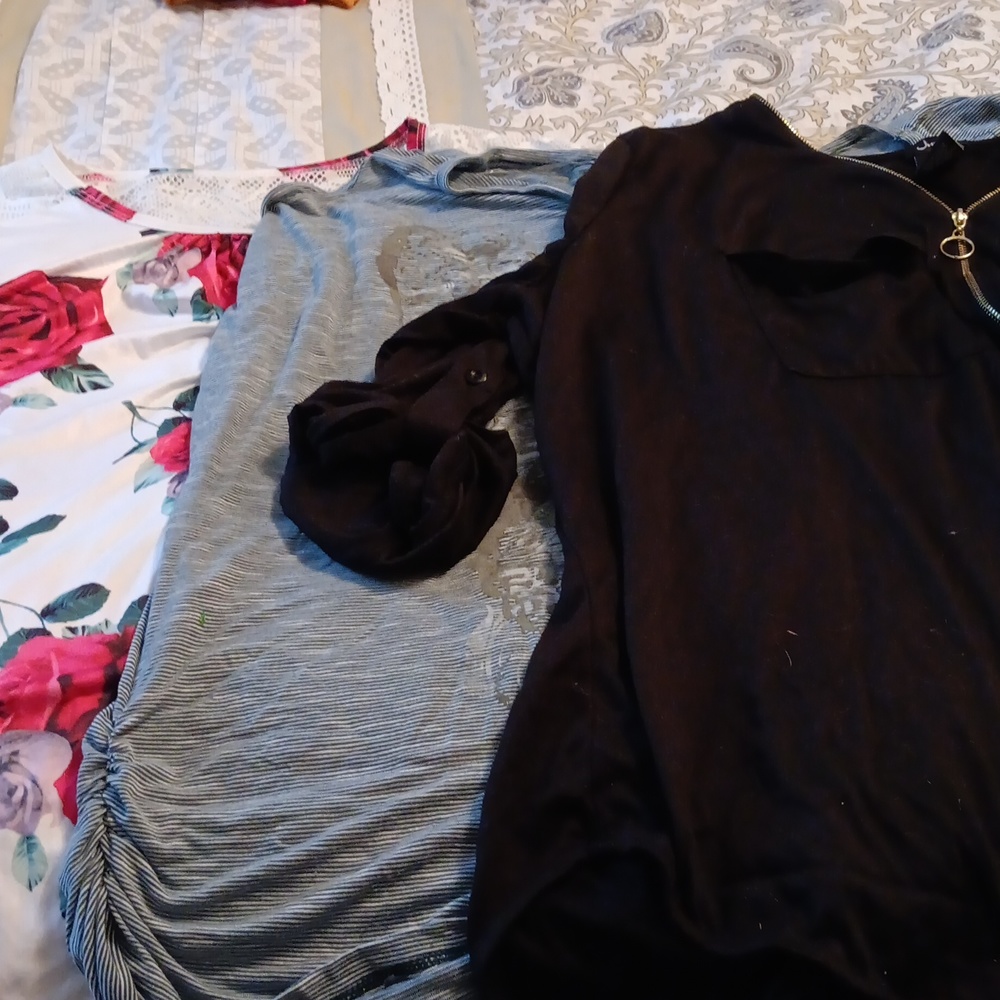 3 plus size tops shirts blouse